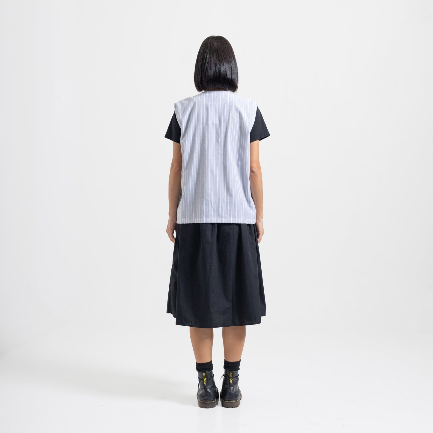 Froyo Stripes Vest Grey