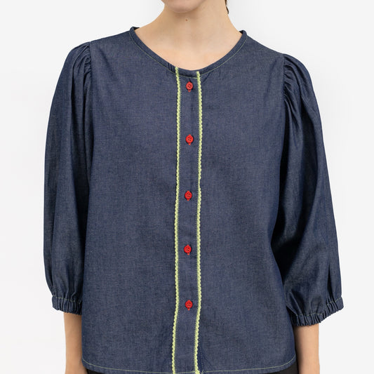 Daria Denim Blouse