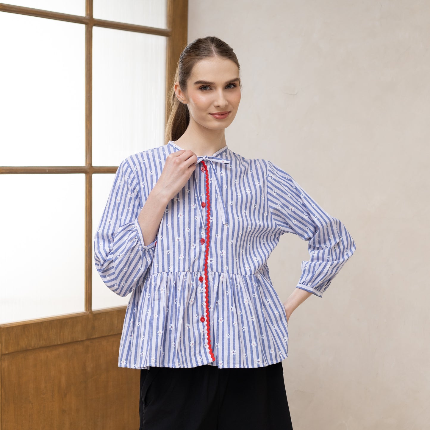Kelly Fleur Blouse Denim Blue