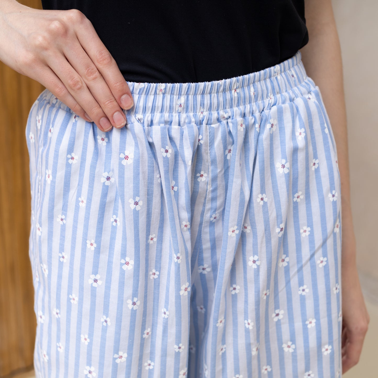Colette Pants - Light Blue