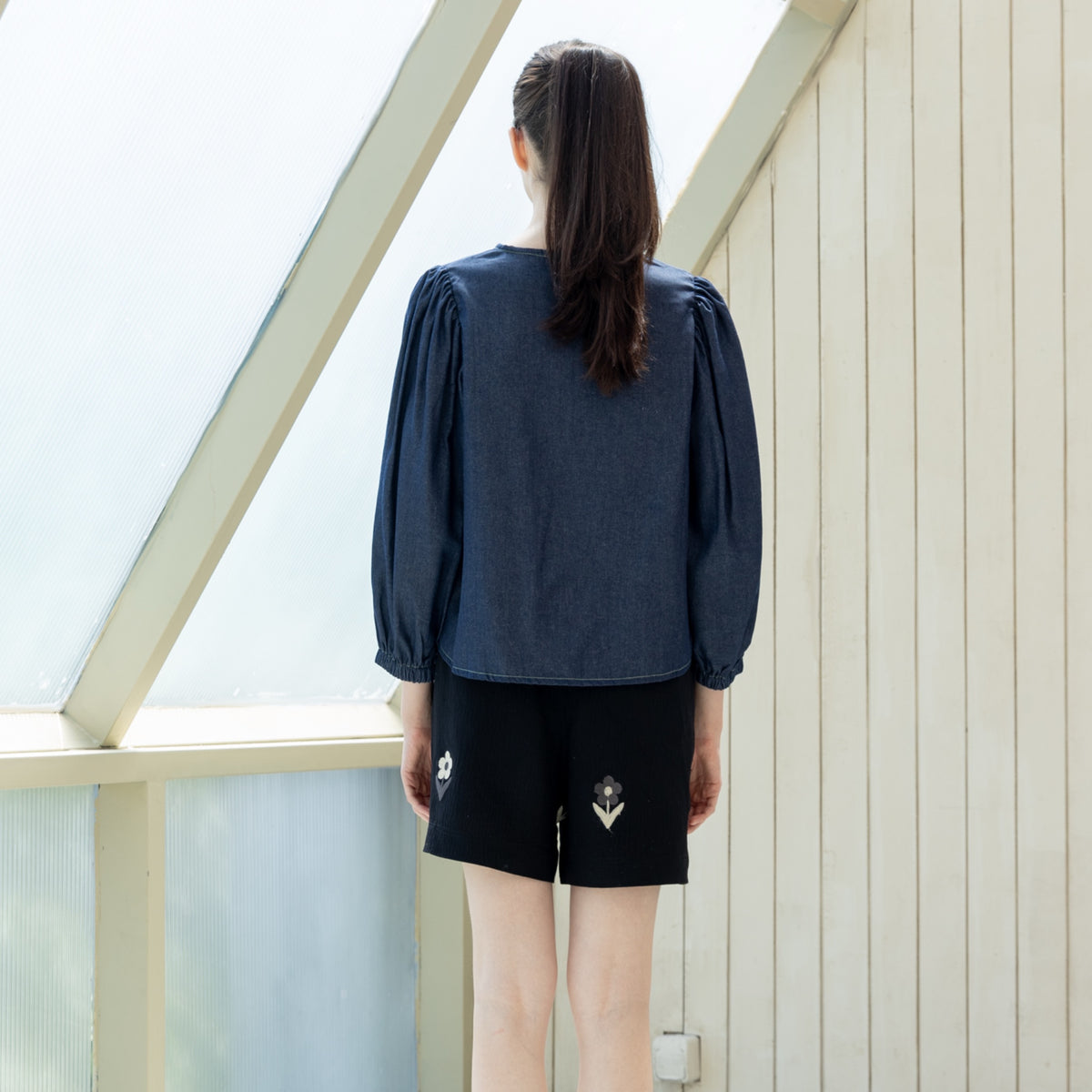 Daria Denim Blouse