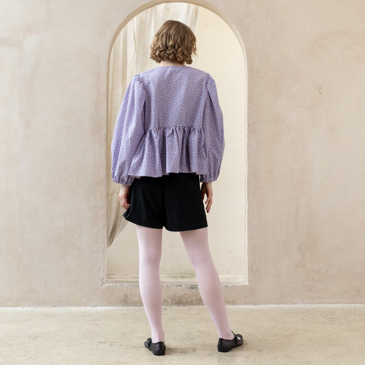 Puff Blouse Lilac