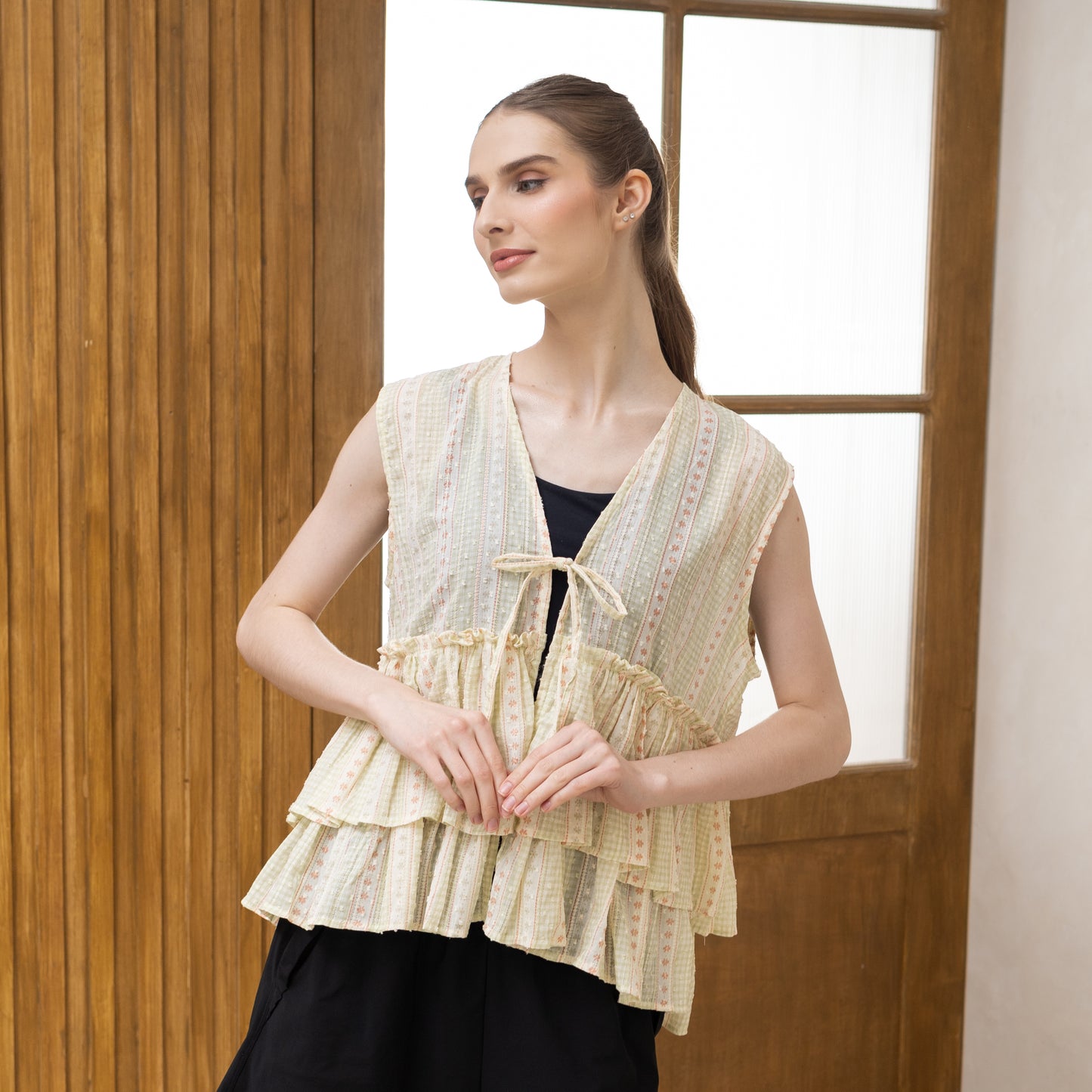 Marie Vest Lime