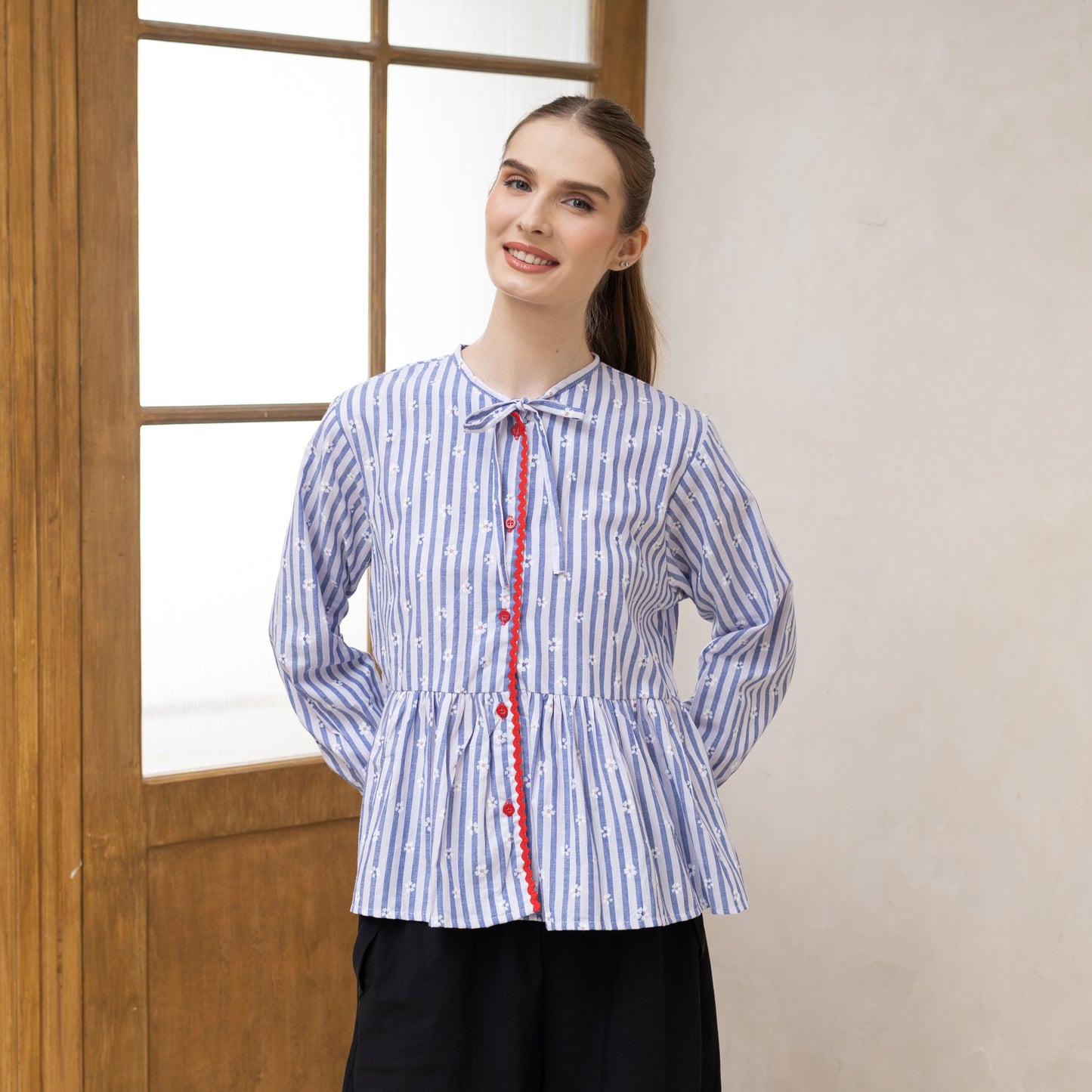 Kelly Fleur Blouse Denim Blue