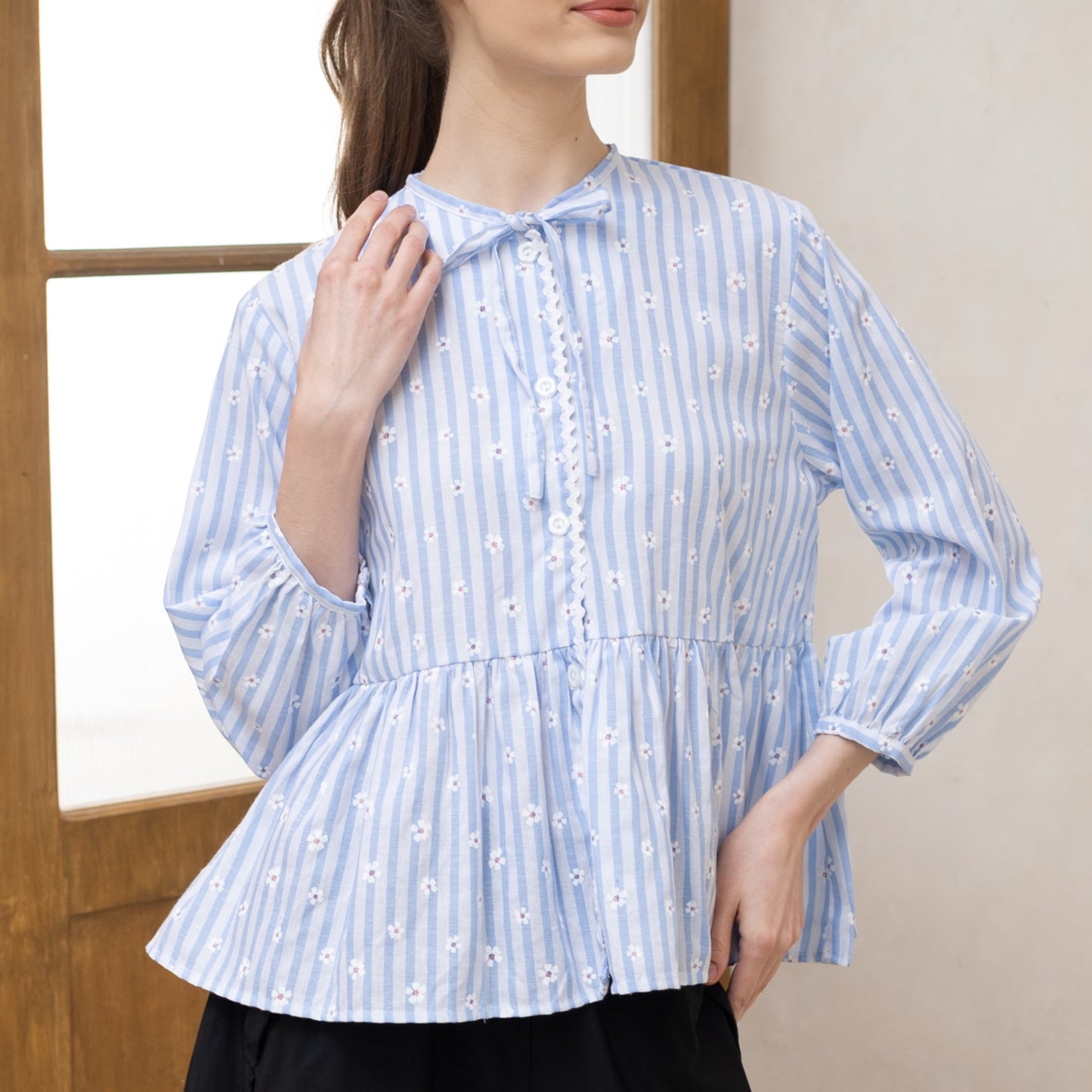 Kelly Fleur Blouse Light Blue