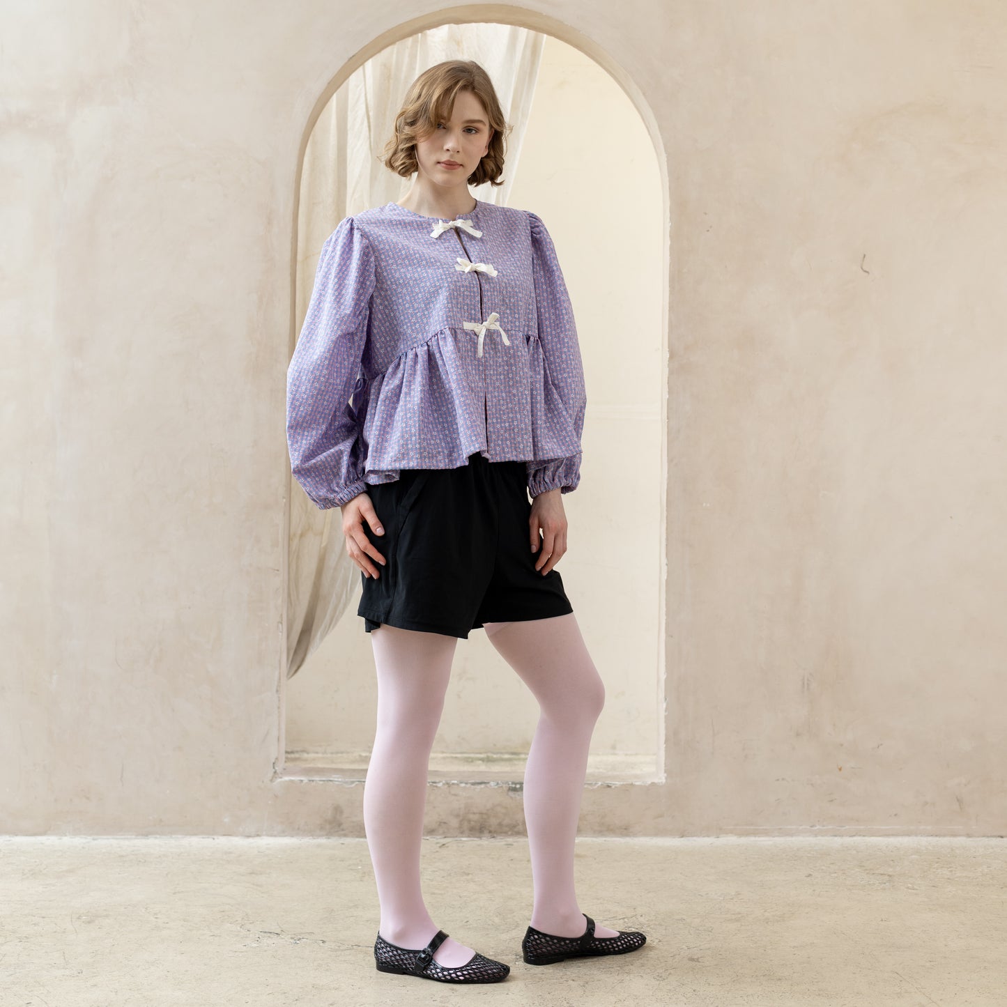 Puff Blouse Lilac