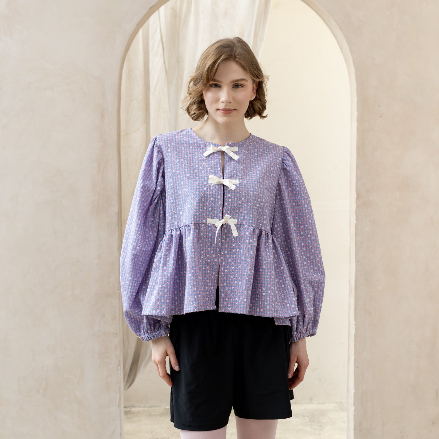 Puff Blouse Lilac
