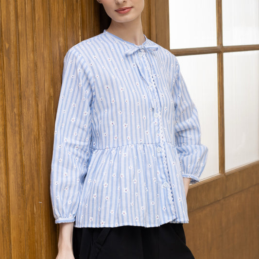 Kelly Fleur Blouse Light Blue