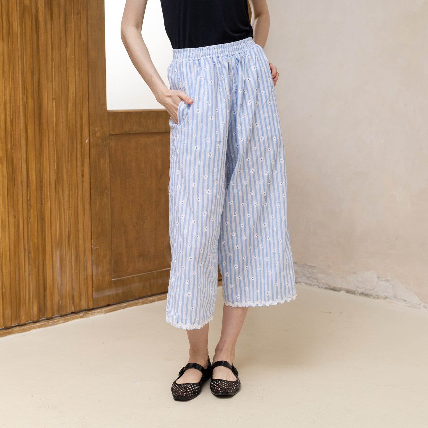 Colette Pants - Light Blue