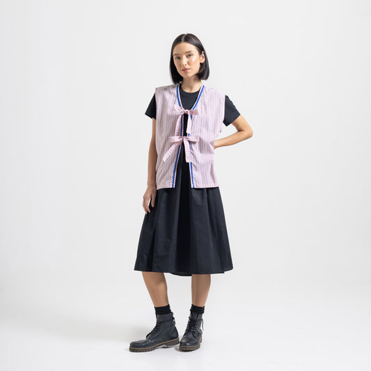 Froyo Stripes Vest Pink