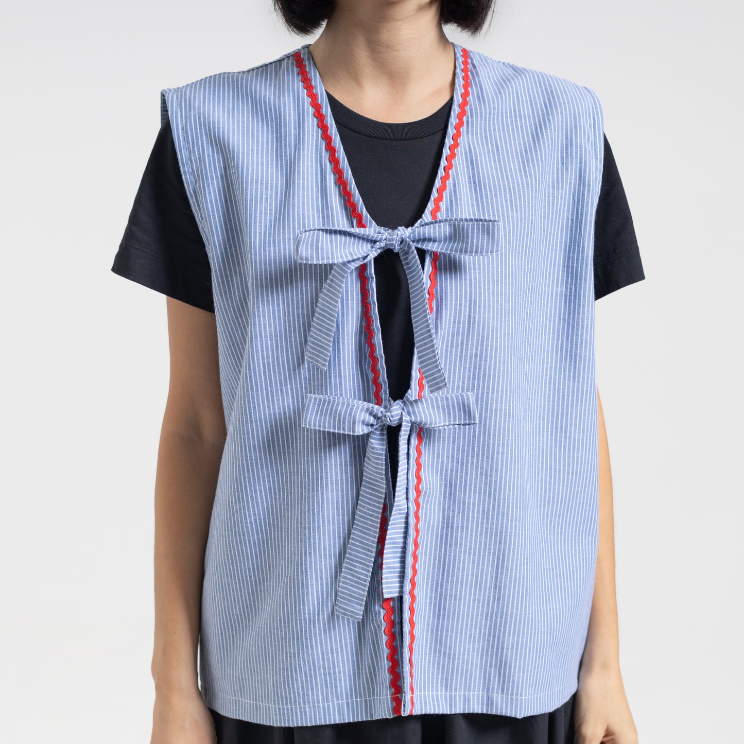 Froyo Stripes Vest Blue