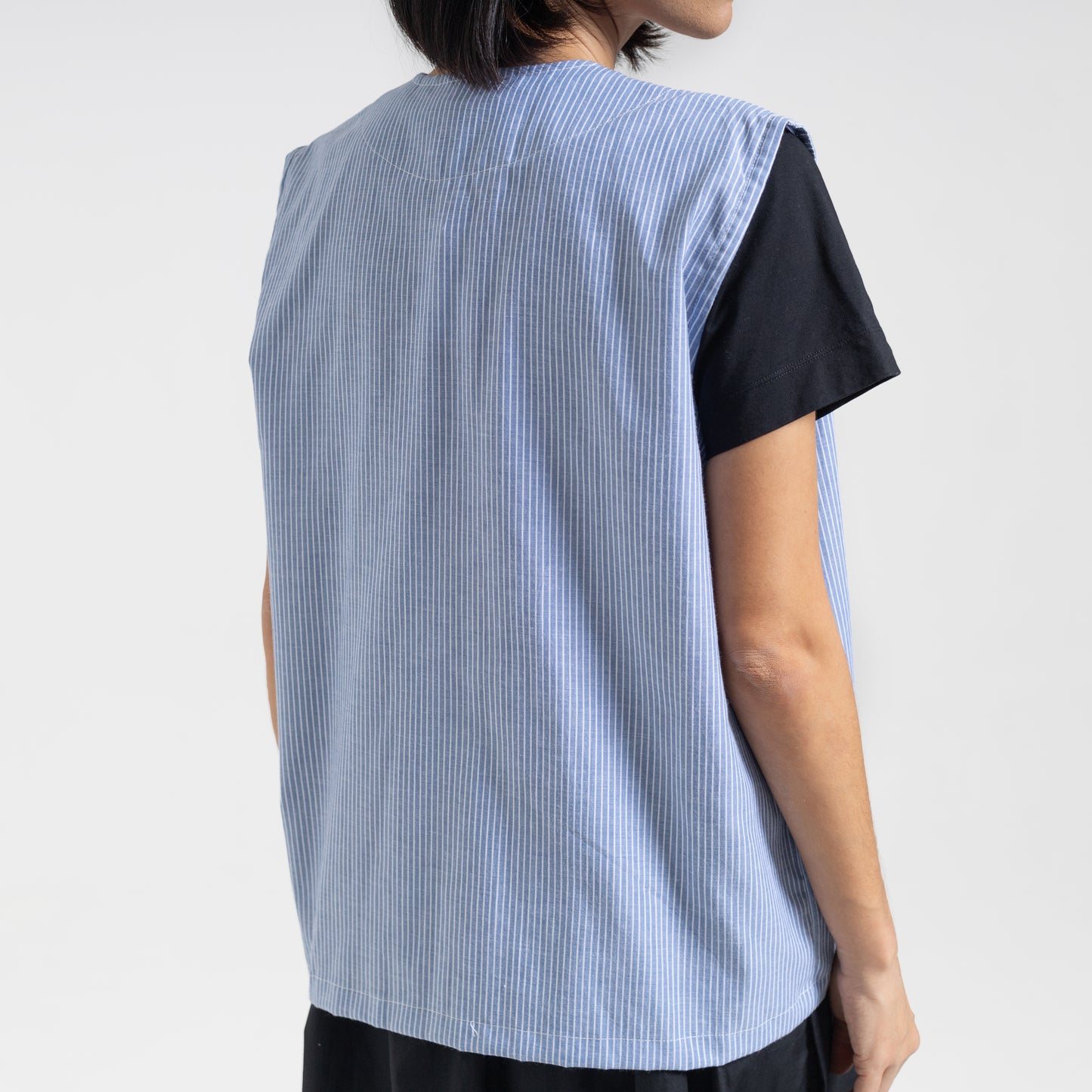 Froyo Stripes Vest Blue