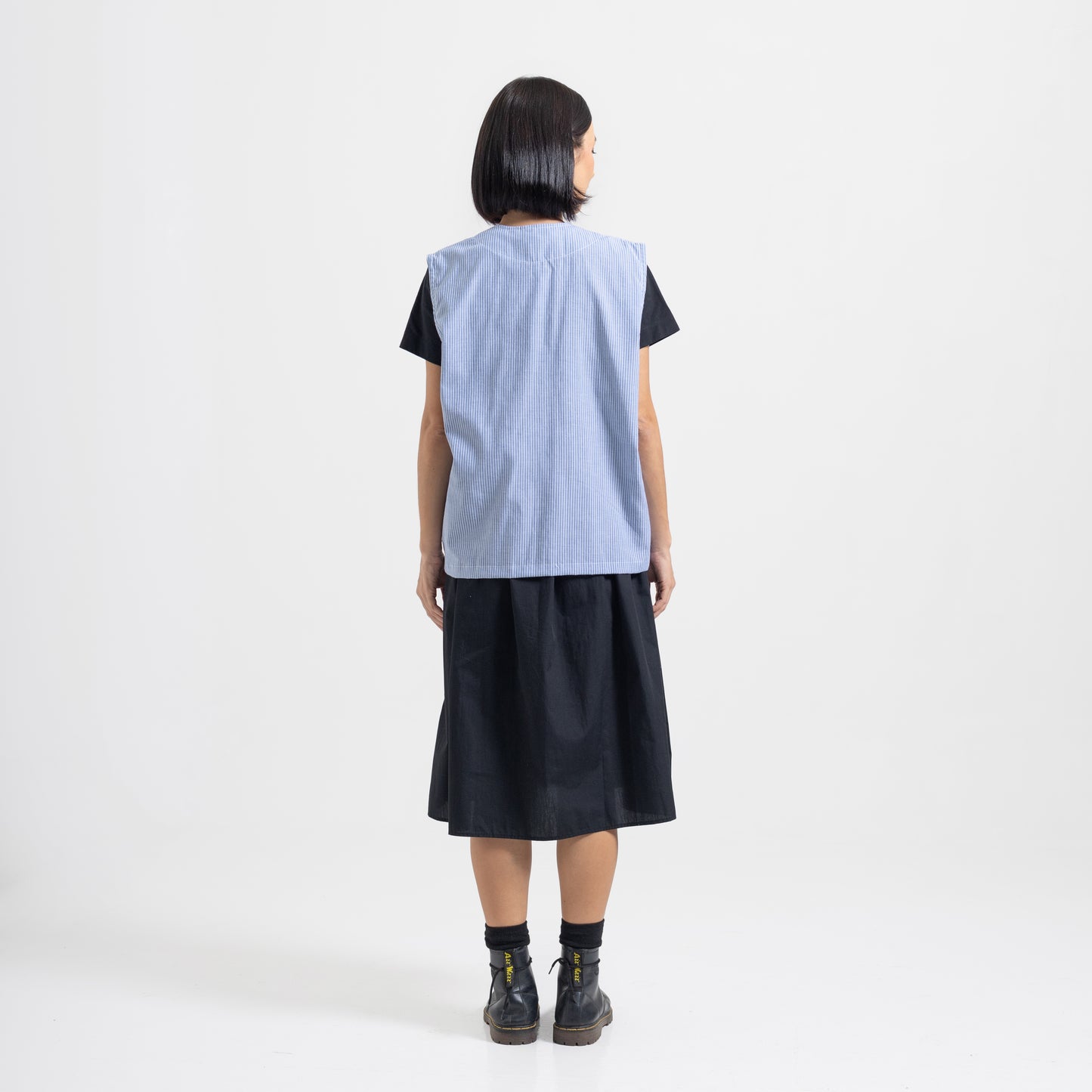 Froyo Stripes Vest Blue