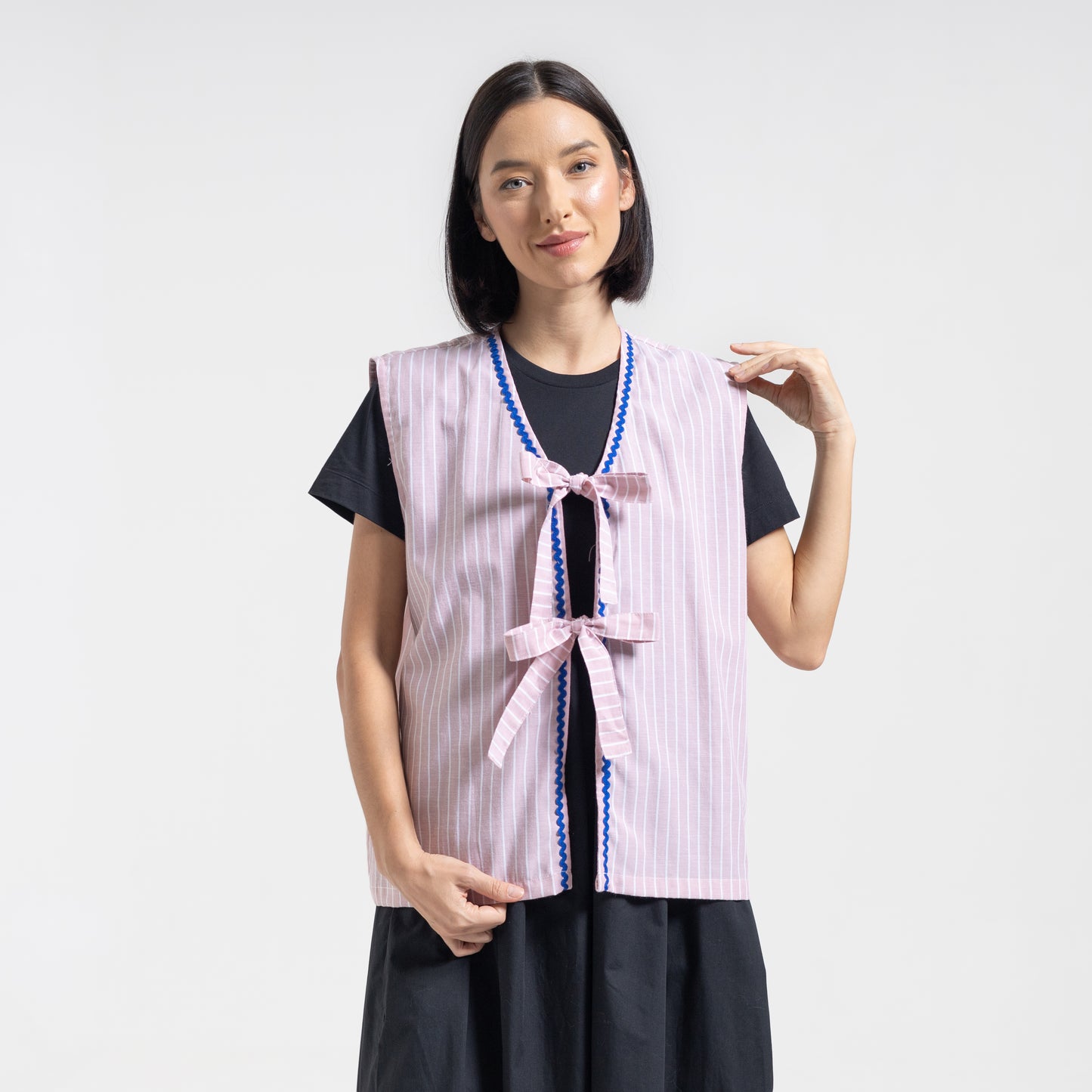 Froyo Stripes Vest Pink