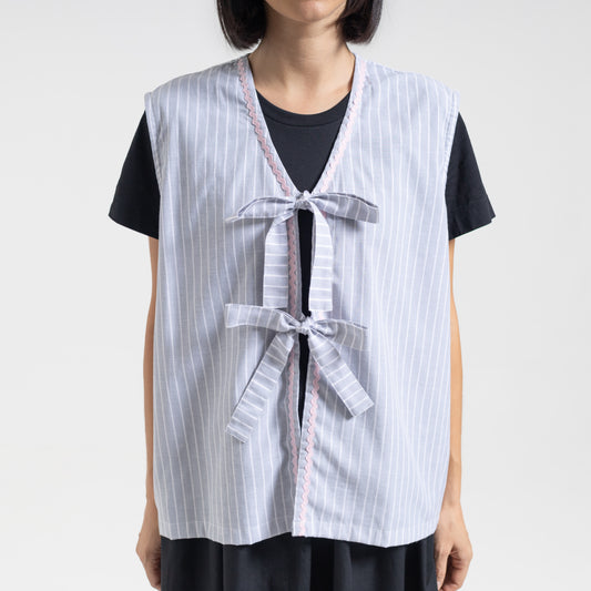 Froyo Stripes Vest Grey