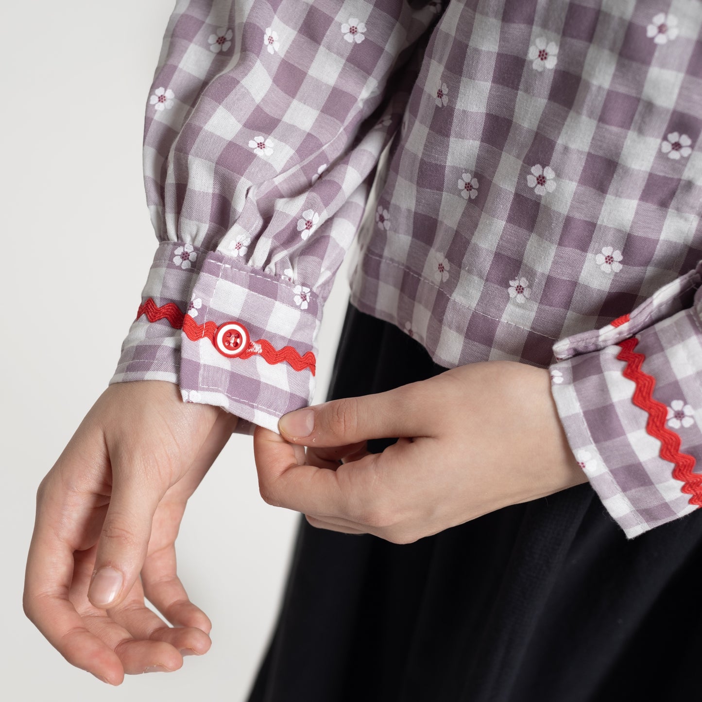 Fleur Puff Blouse Lilac