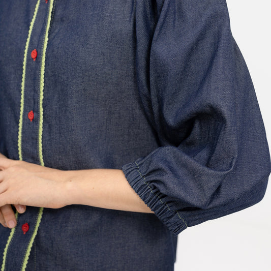 Daria Denim Blouse