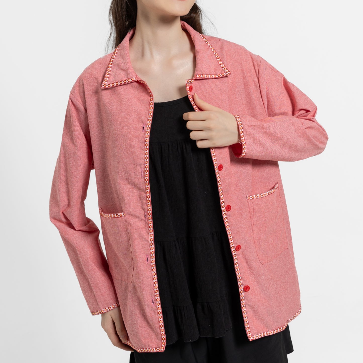 Ivy Cotton Jacket Pink