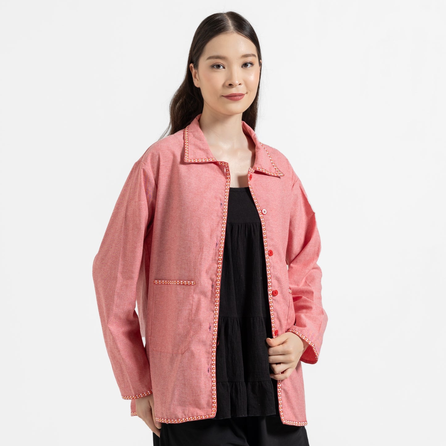 Ivy Cotton Jacket Pink