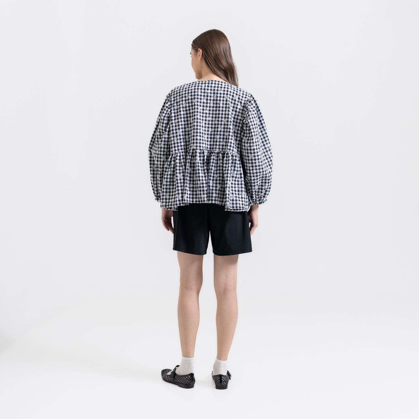 Puff Blouse Black
