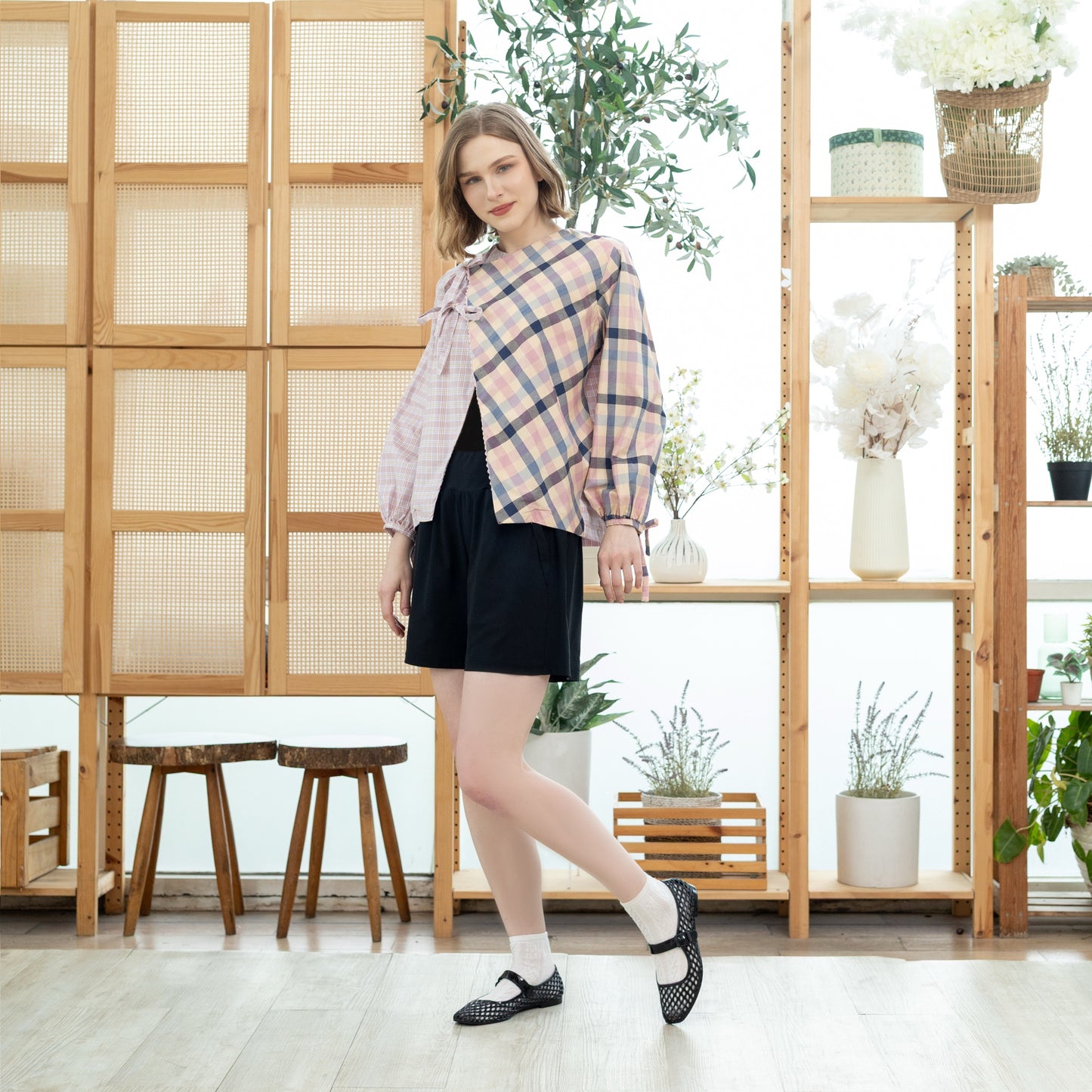 Belle Plaid Pink