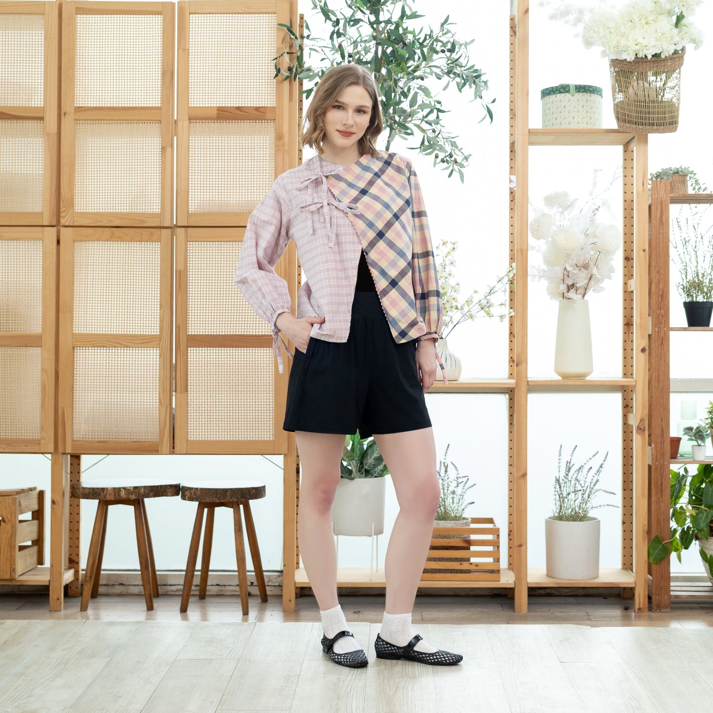 Belle Plaid Pink