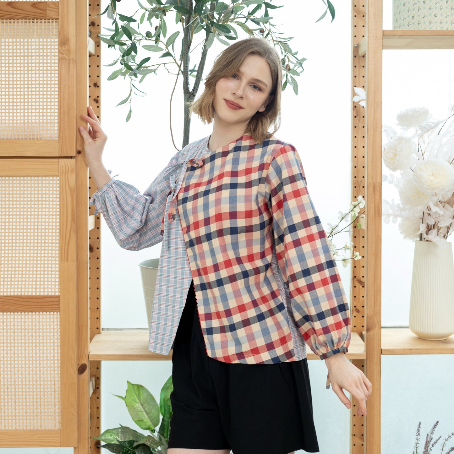 Belle Plaid Red