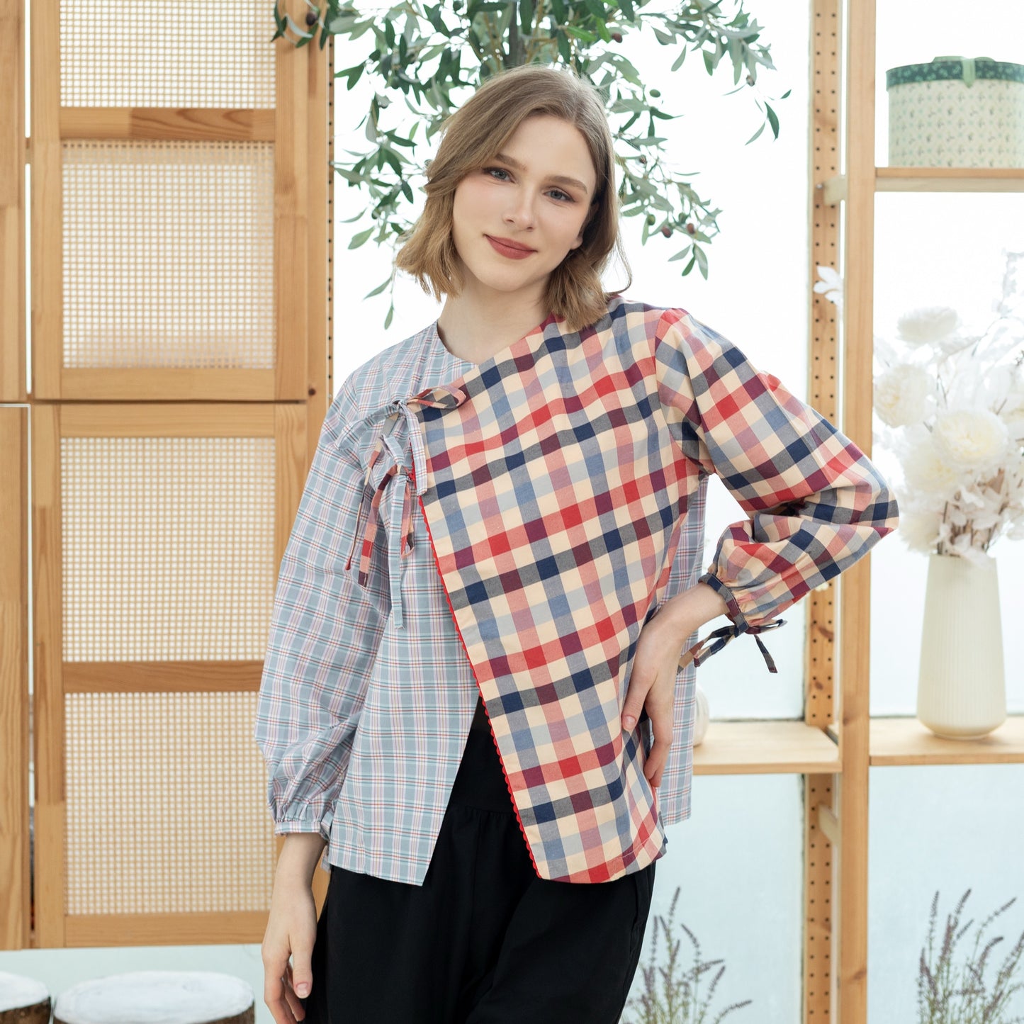 Belle Plaid Red