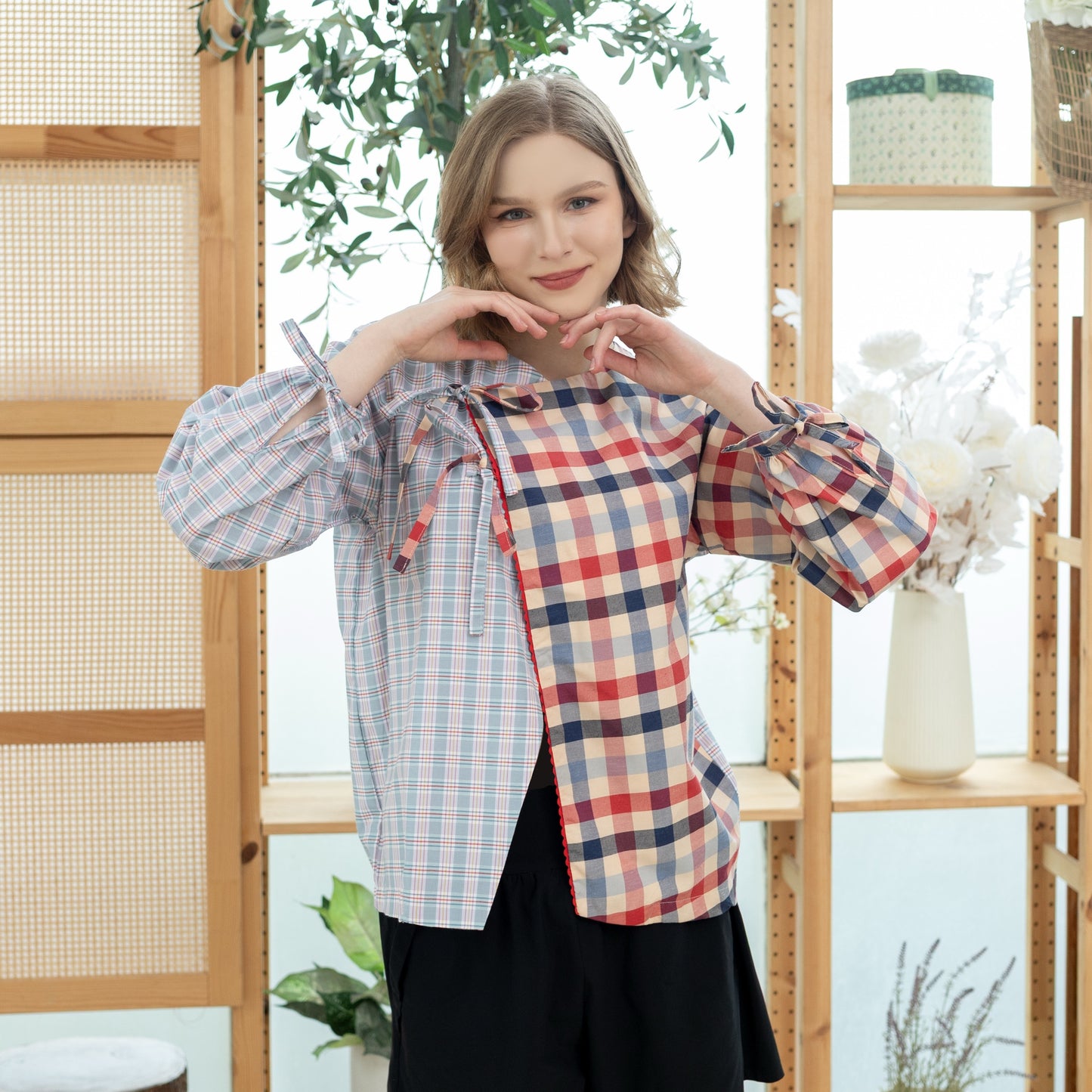 Belle Plaid Red