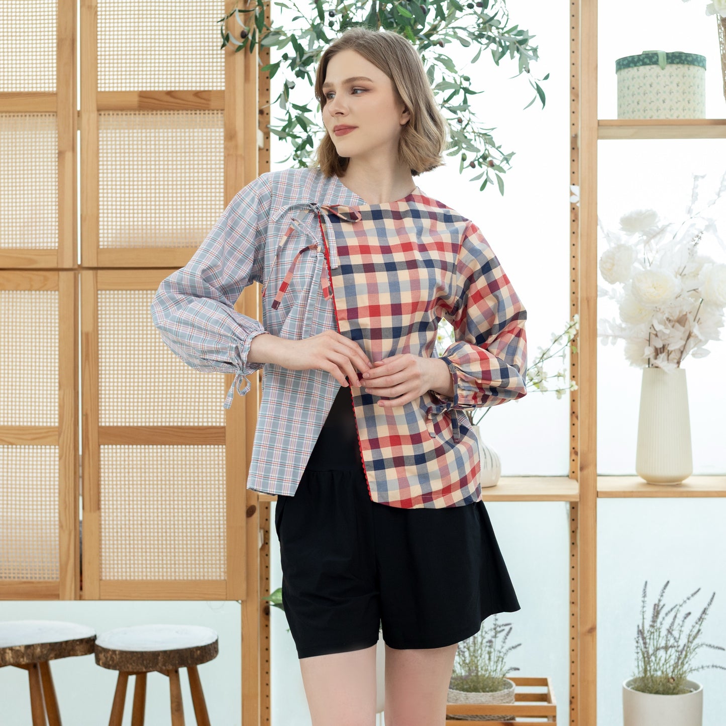 Belle Plaid Red
