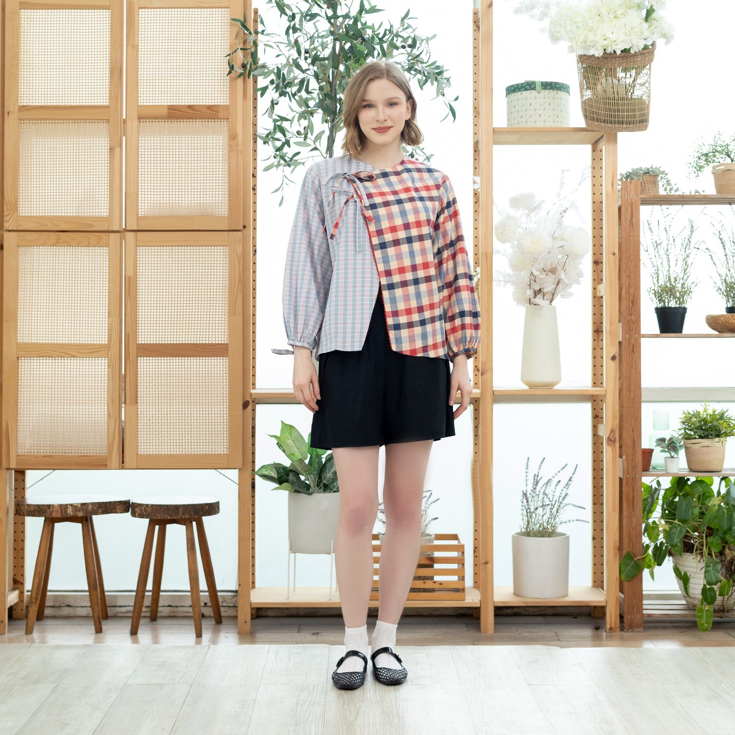 Belle Plaid Red