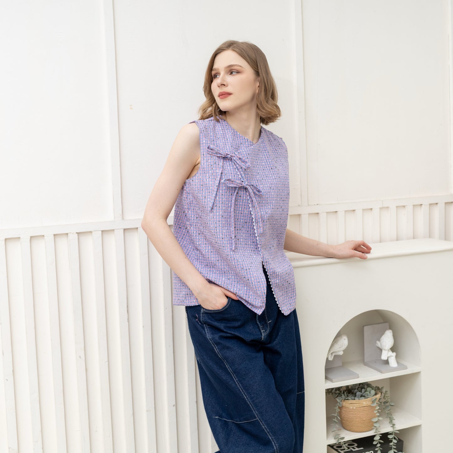 Belle Vest Lilac