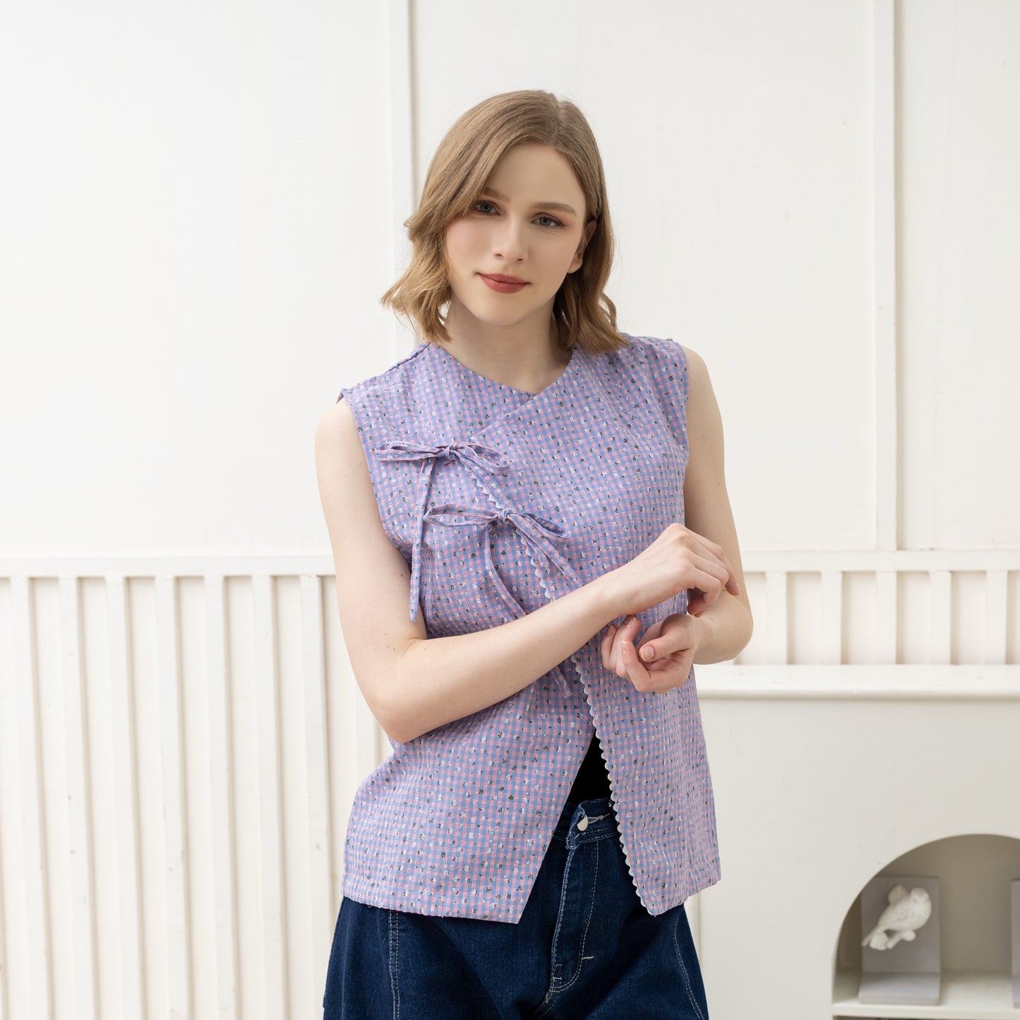 Belle Vest Lilac