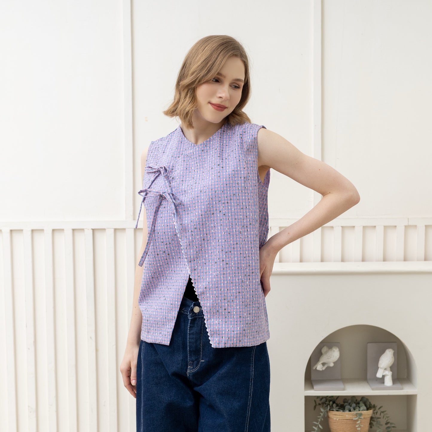 Belle Vest Lilac