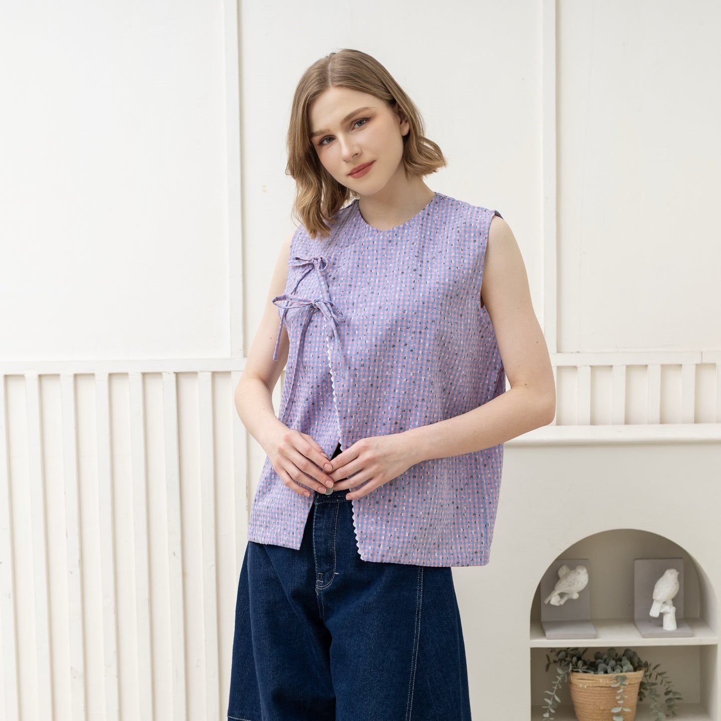 Belle Vest Lilac