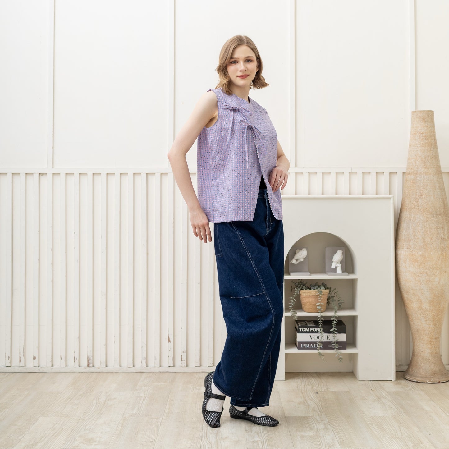 Belle Vest Lilac