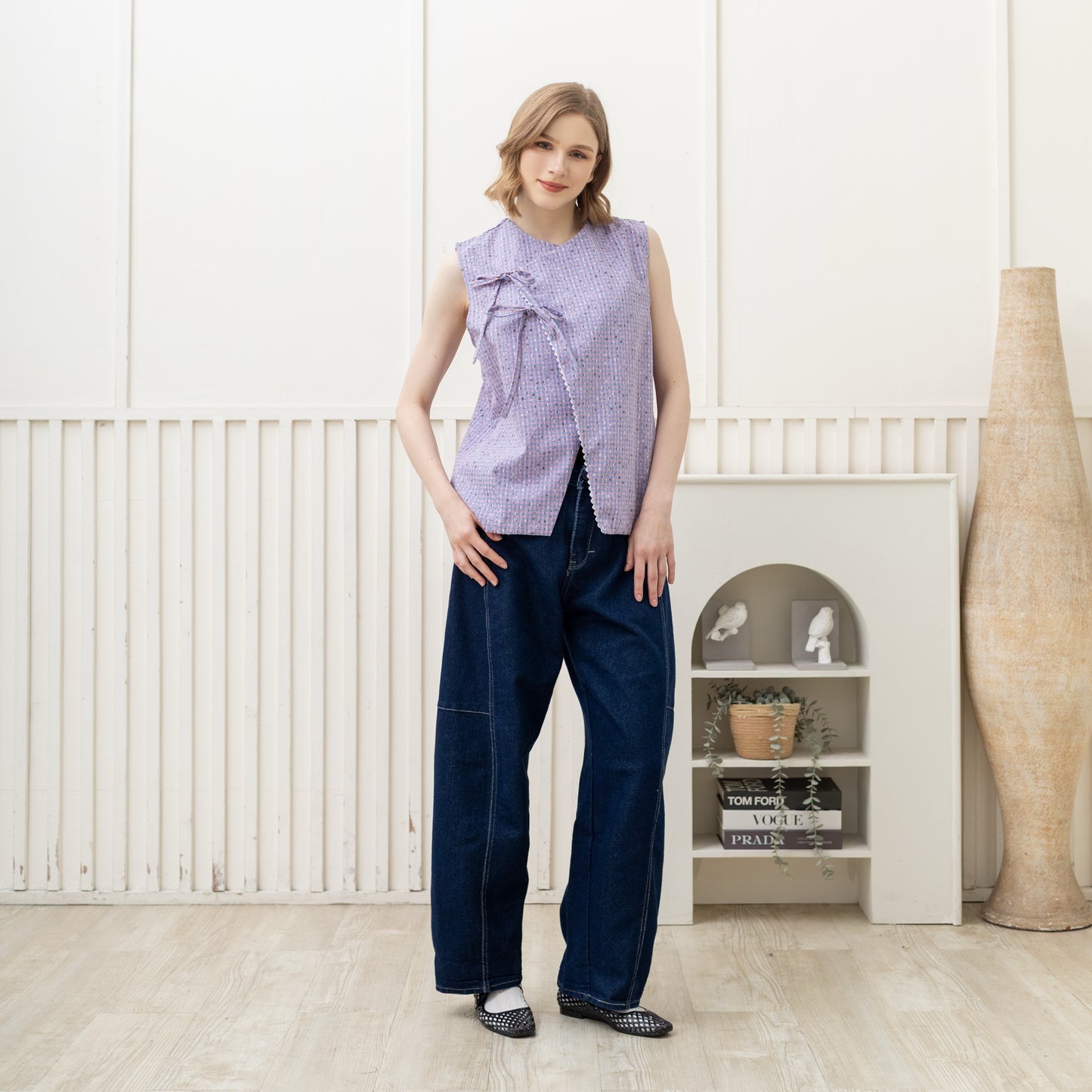 Belle Vest Lilac