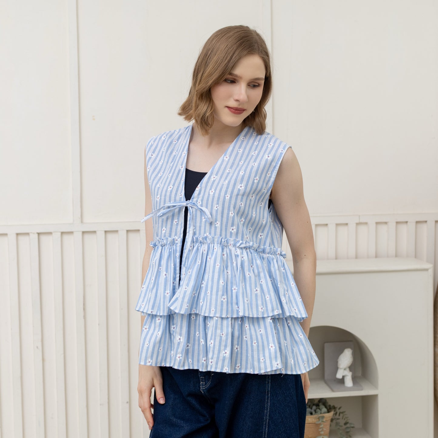 Marie Stripes Light Blue