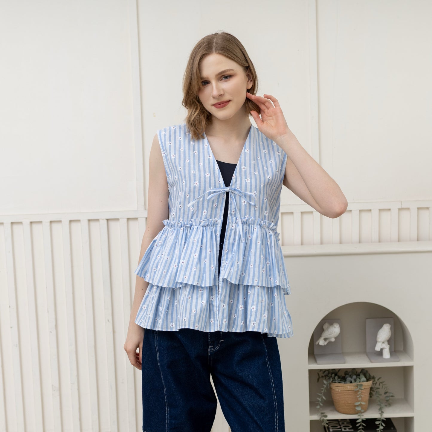 Marie Stripes Light Blue