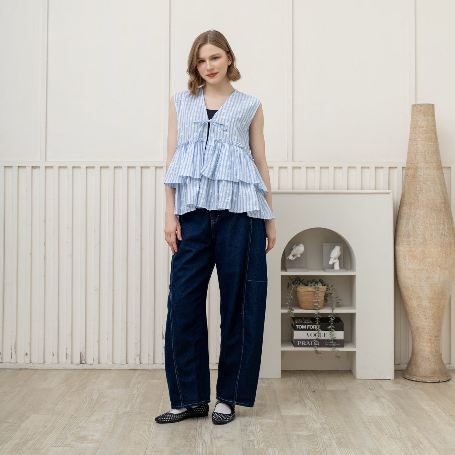 Marie Stripes Light Blue