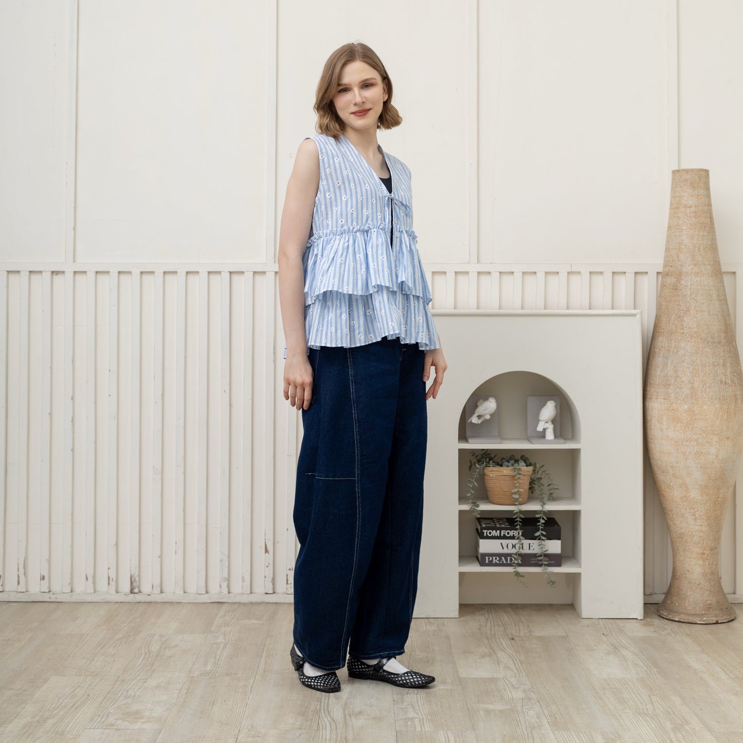 Marie Stripes Light Blue