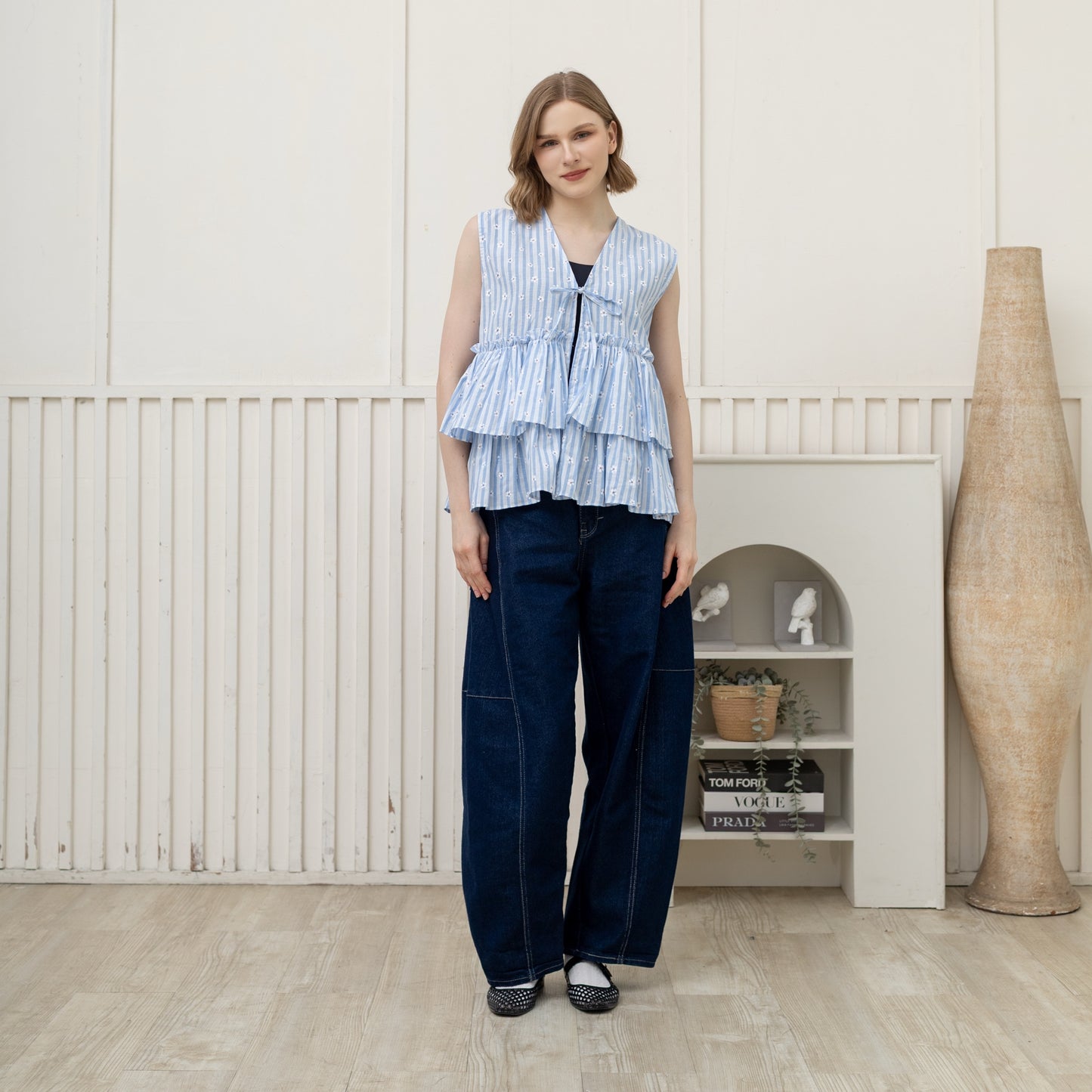 Marie Stripes Light Blue