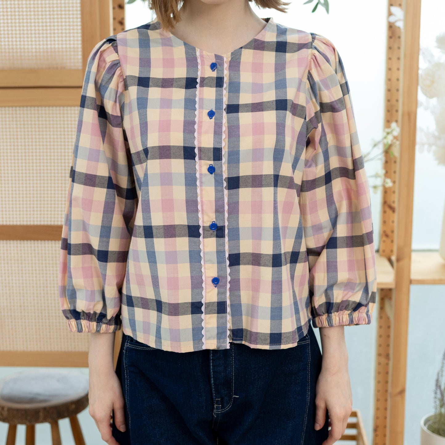 Daria Plaid Pink